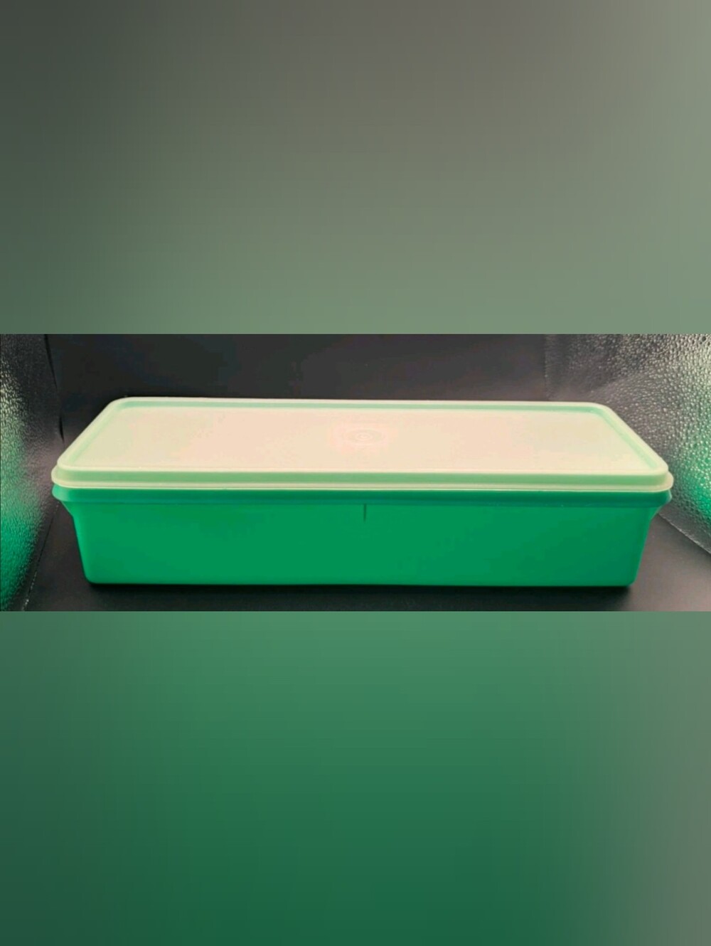 Vintage Tupperware Green Celery Veggie Keeper Crisper Cheese 892-3 and Lid 893-3